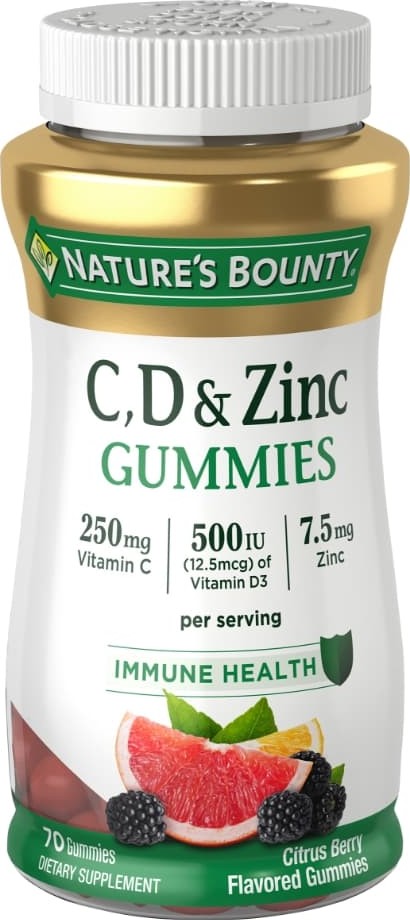 Nature's Bounty® C,D & Zinc Gummies