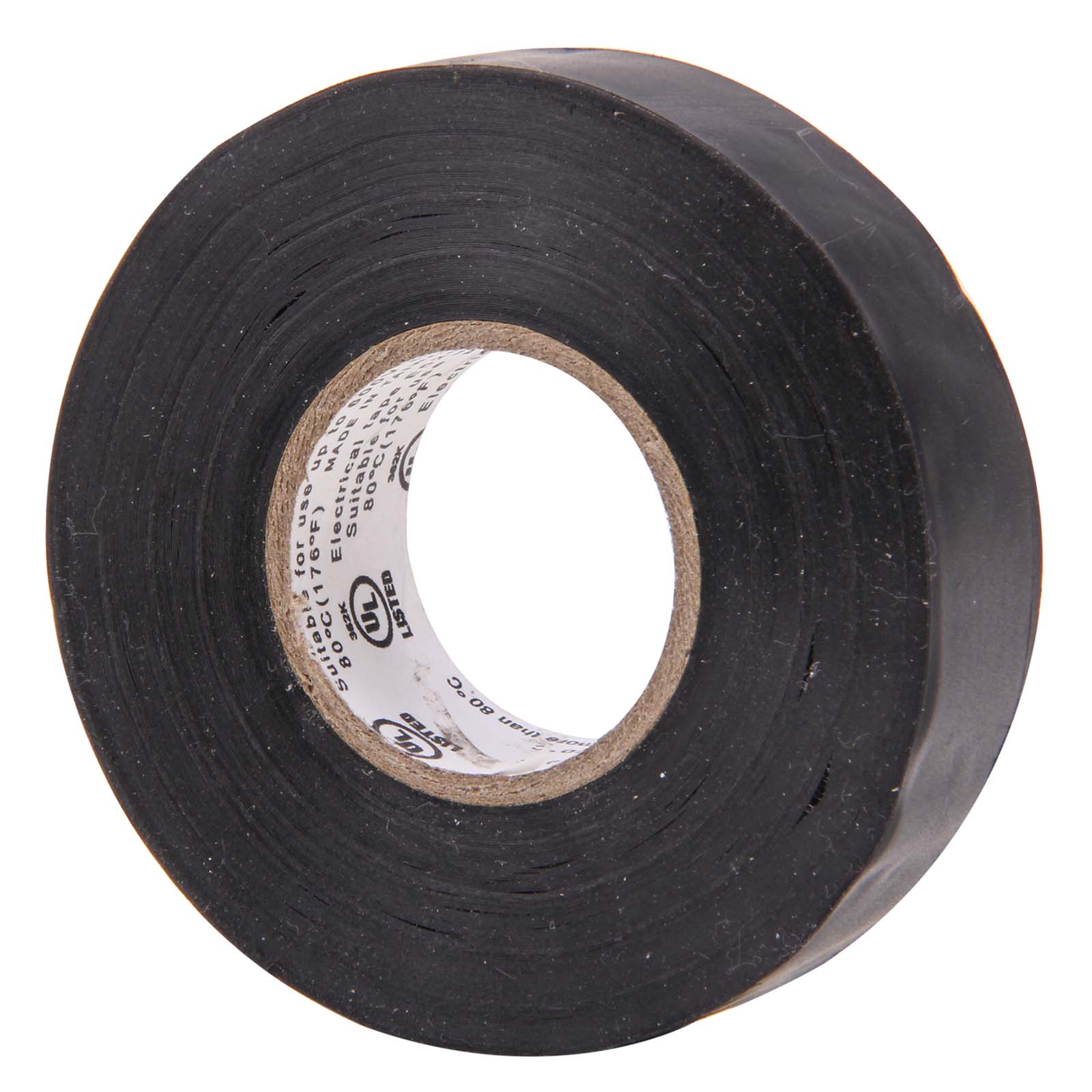 Wolverine Brass® 61504 SOFT VINYL BLACK ELECTRICAL TAPE 3/4 W X 60 FT L X 7 MIL T