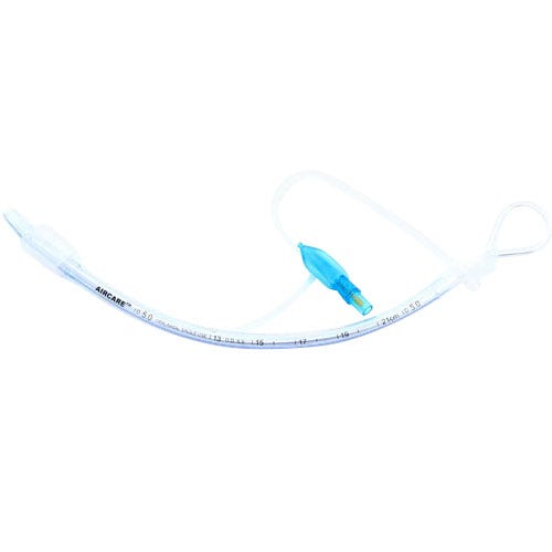 Each - AIRCARE® Endotracheal Tube Oral/Nasal w/Preloaded Stylet 5.0mm Cuffed