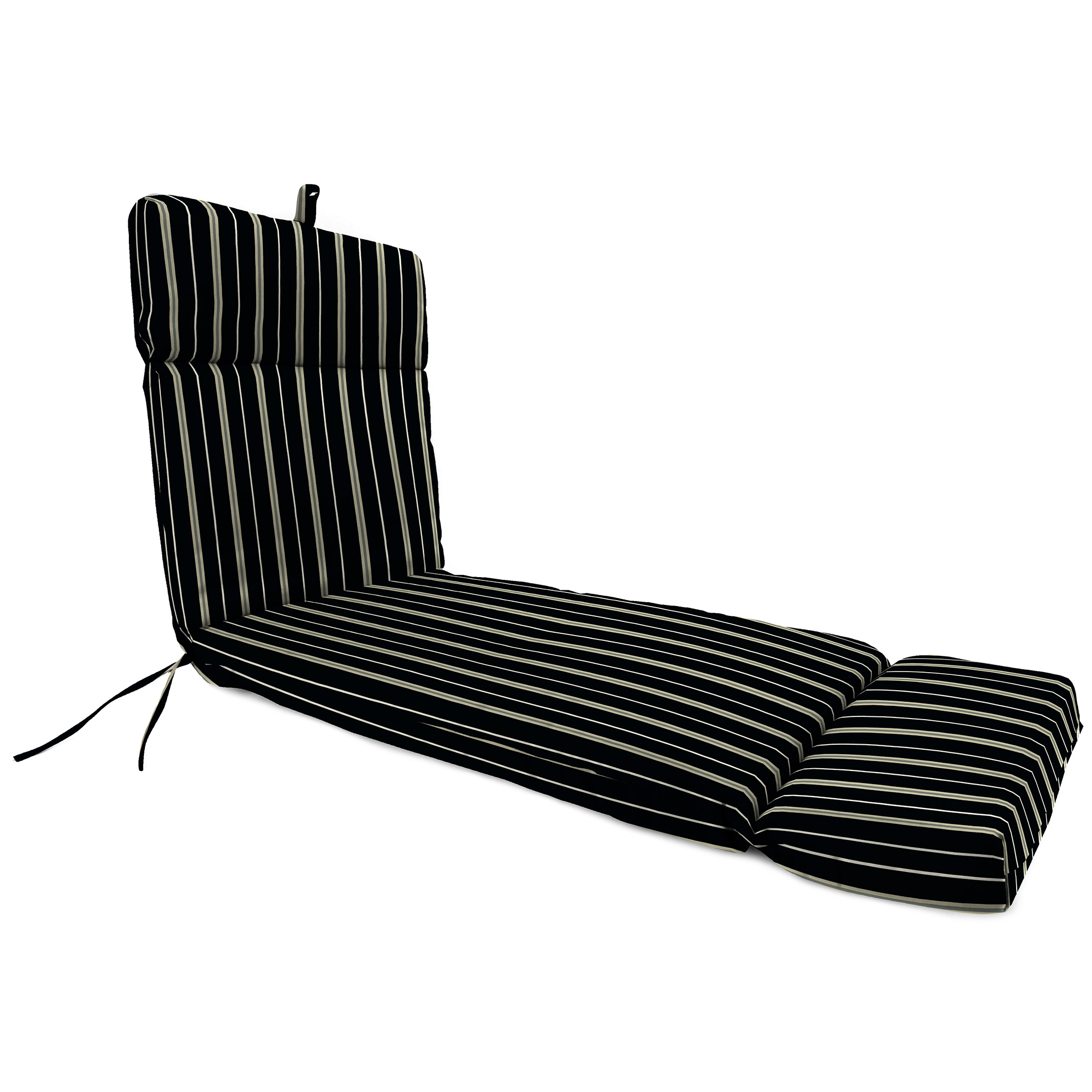 New Outdoor Patio Chaise Lounge Cushion with Ties and Loop 72" x 22", UV Treated - Picture 10 of 18