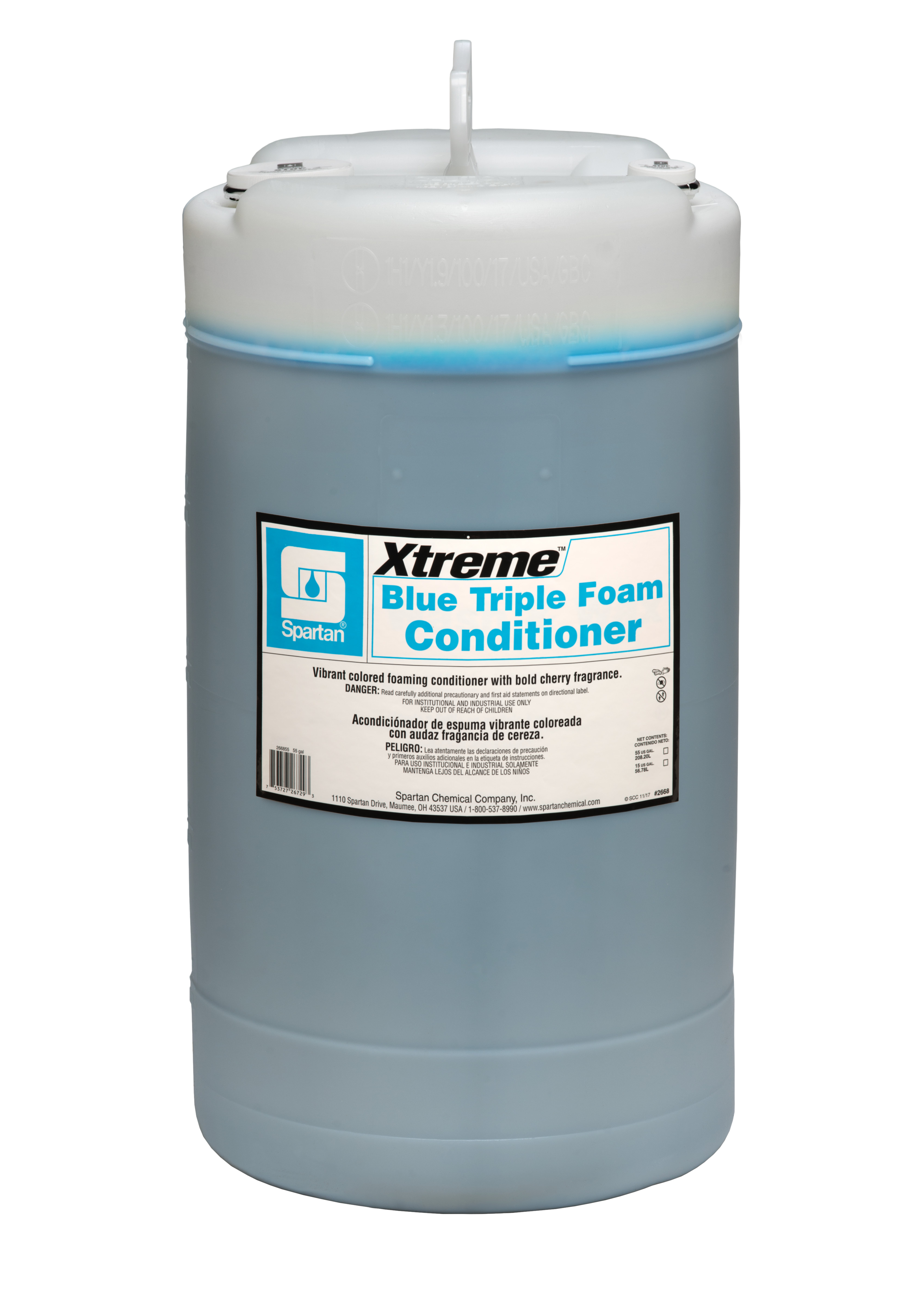 Spartan Chemical Company Xtreme Blue Triple Foam Conditioner, 15 GAL DRUM