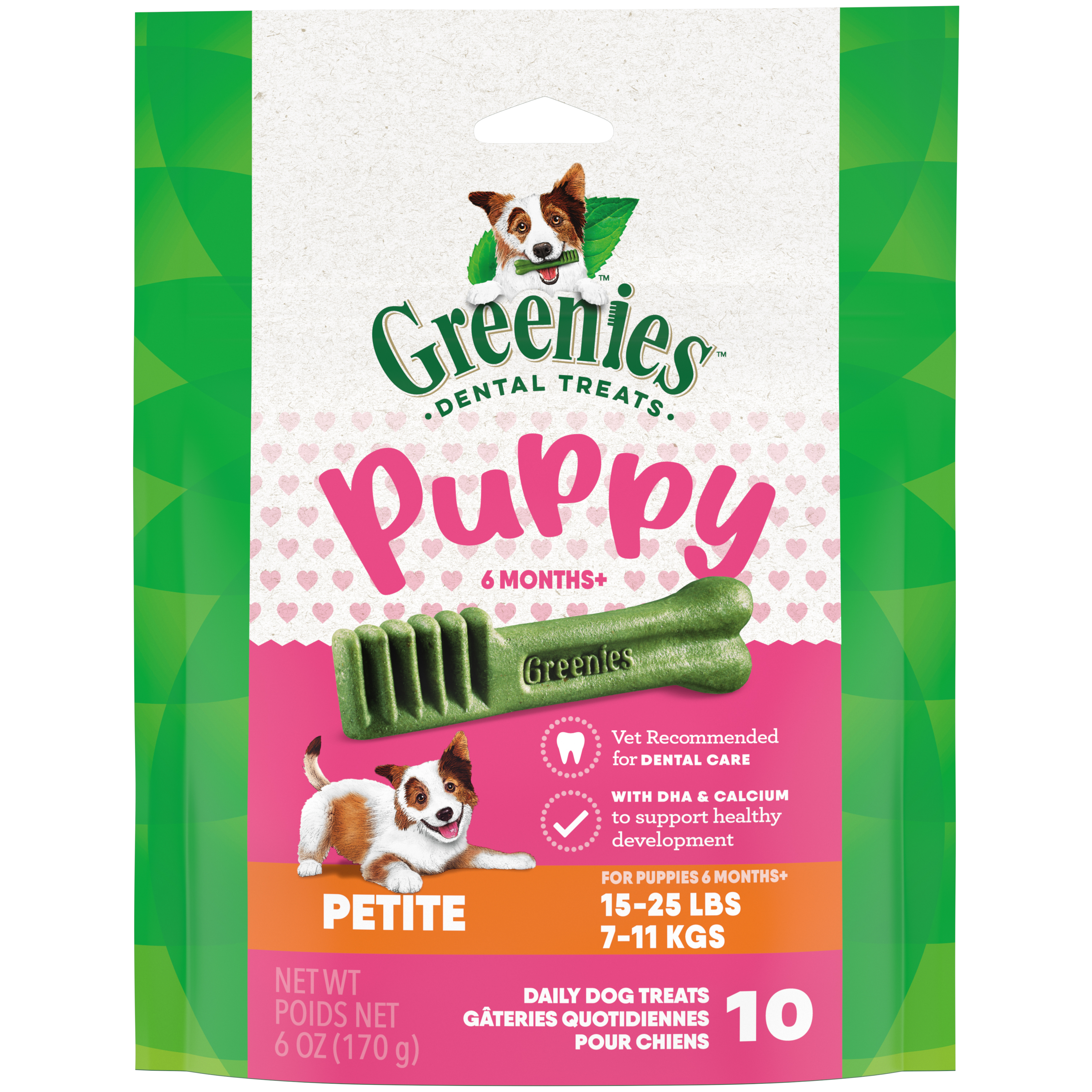 6oz Greenies PUPPY Petite Mini Treat Pack - Health/First Aid