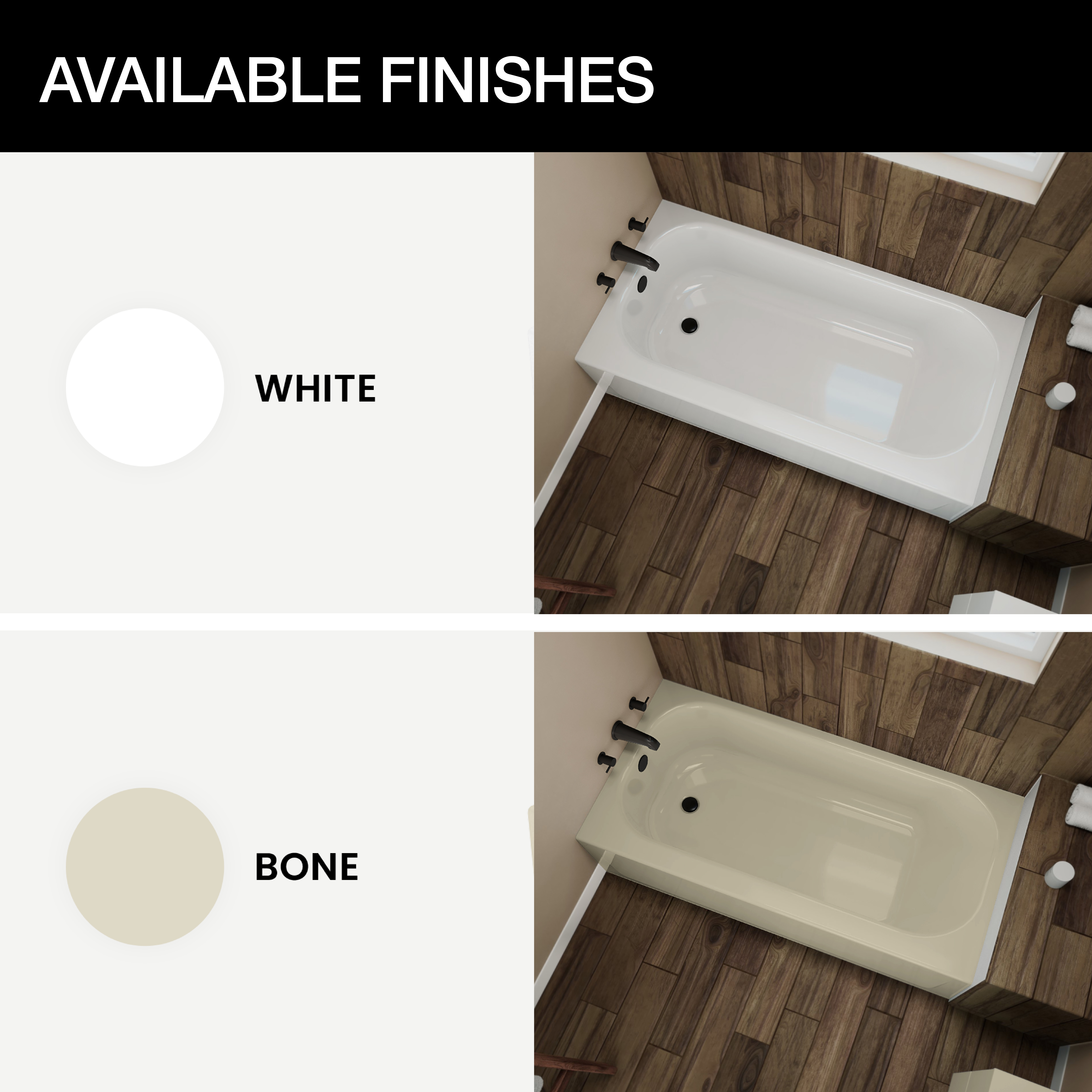 Beautiful and Brilliant Bathtub finishes