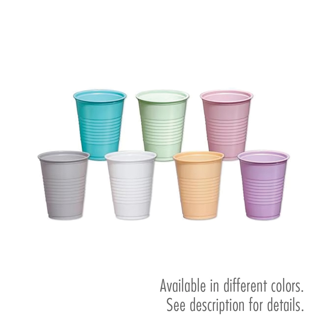 Plastic Cups, 5 oz, Dusty Rose - 1000/Case