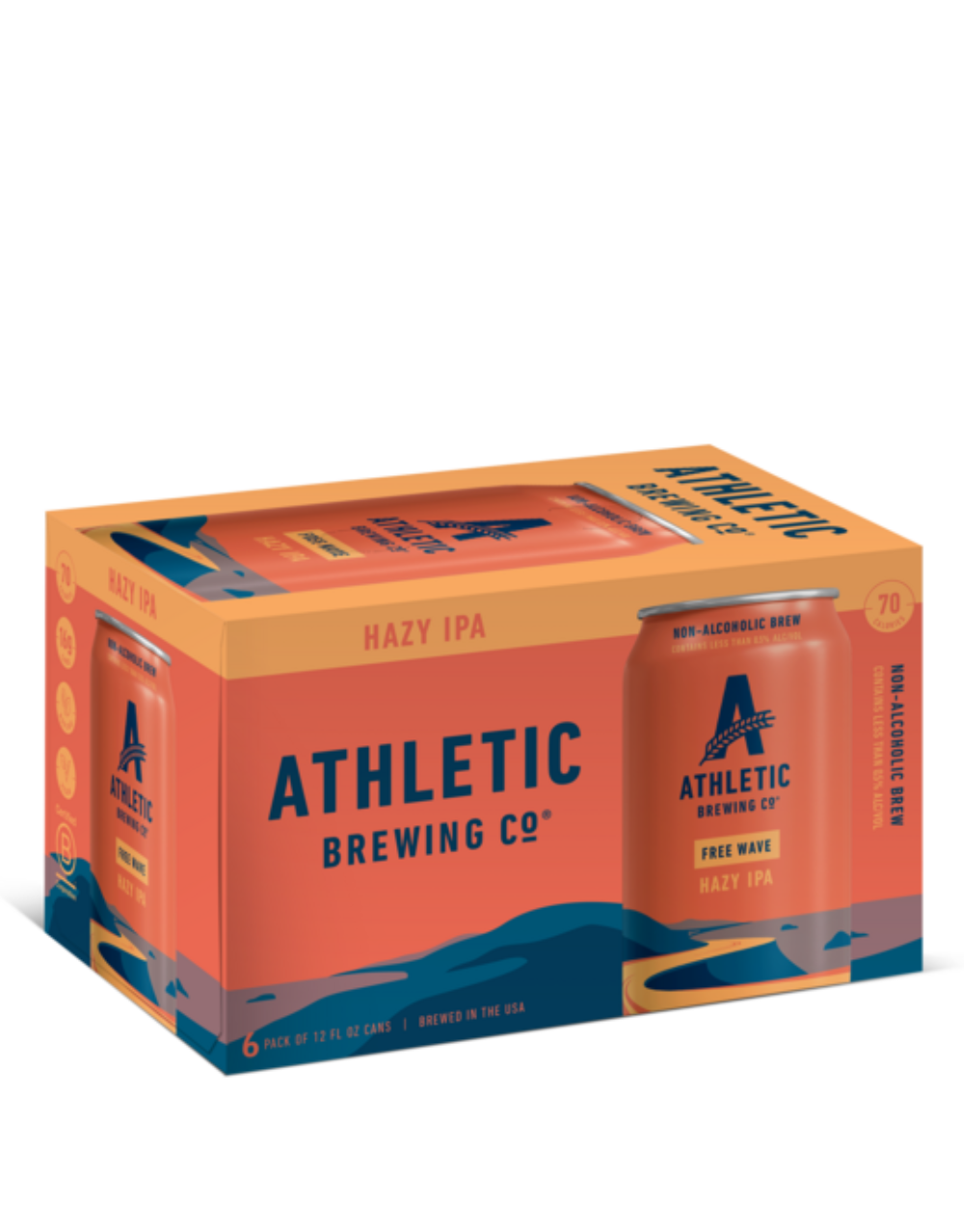 ATHLETIC BREWING COMPANY FREE WAVE HAZY IPA