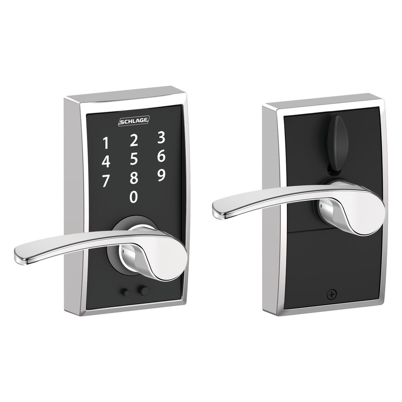 Schlage Touch™ Keyless Touchscreen Lever with Merano Lever