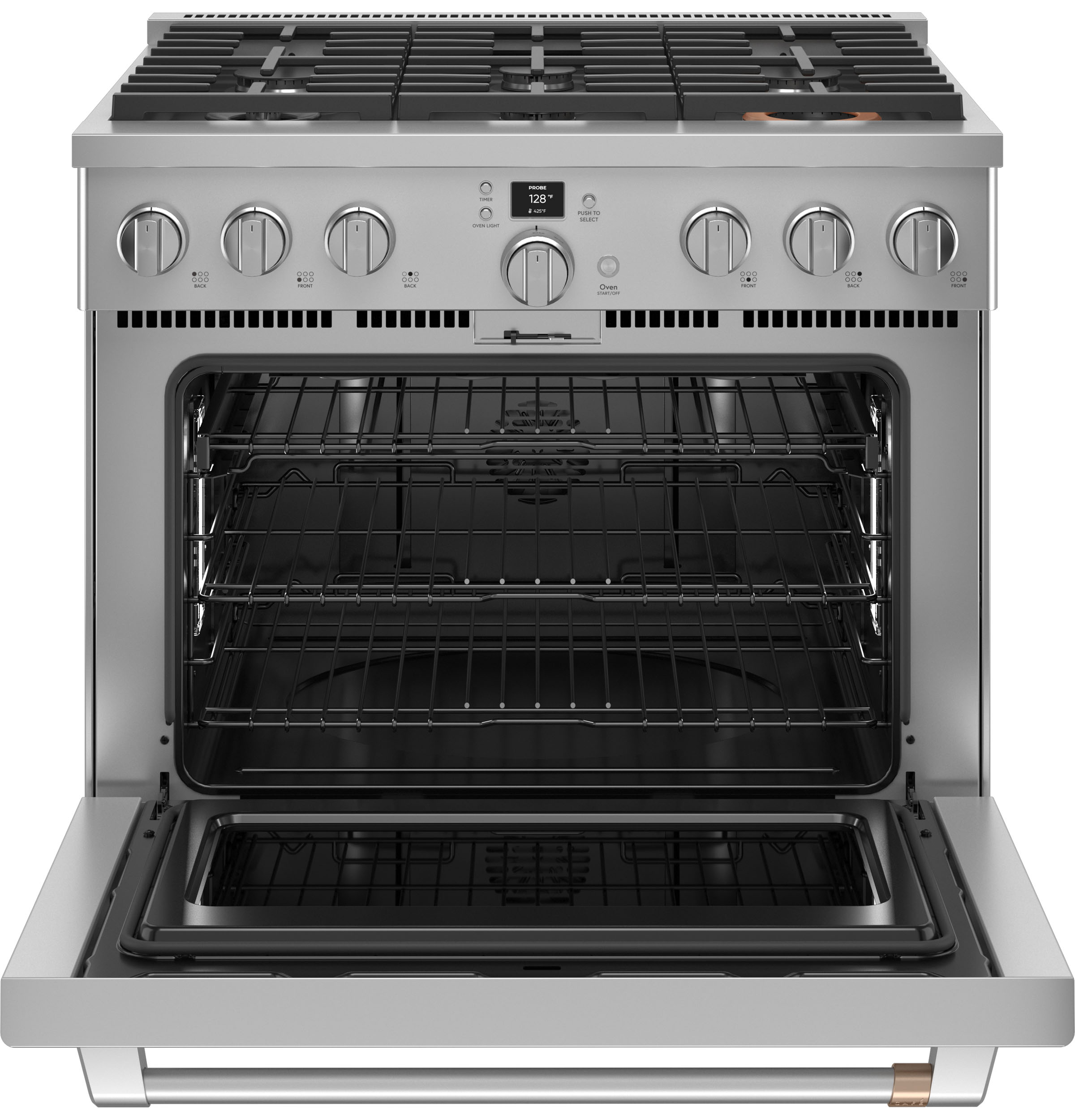 36" Width — 6 Burners — Dual Fuel — Conv — ADA Compliant — Connectable via built-in WiFi view 2
