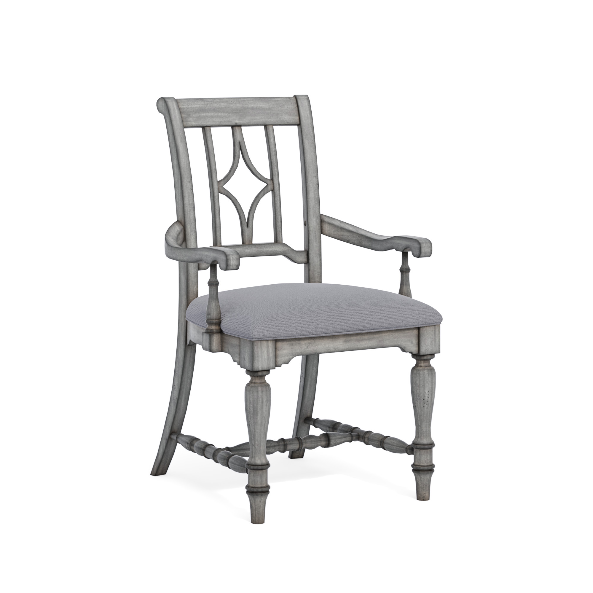 Flexsteel Plymouth Upholstered Arm Dining Chair