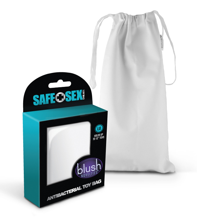 Blush Safe Sex Antibacterial Toy Bag Large