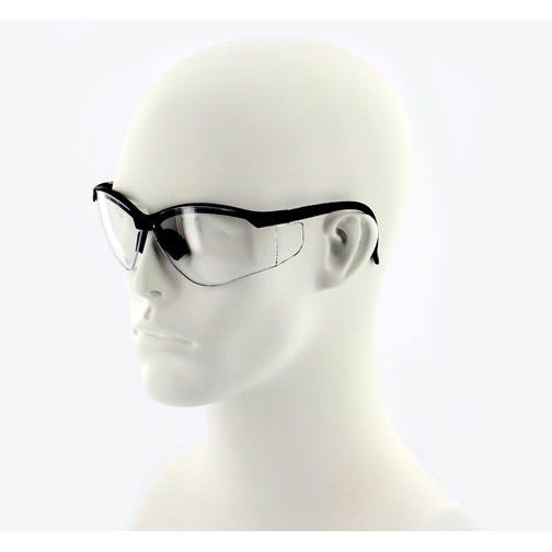 ProVision™ See-Breeze Eyewear Black Frame Clear Lens