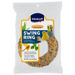 Image of Vitakraft Sunseed Swing Ring Treat for Canary/Finch/Parakeet, 2.11 oz