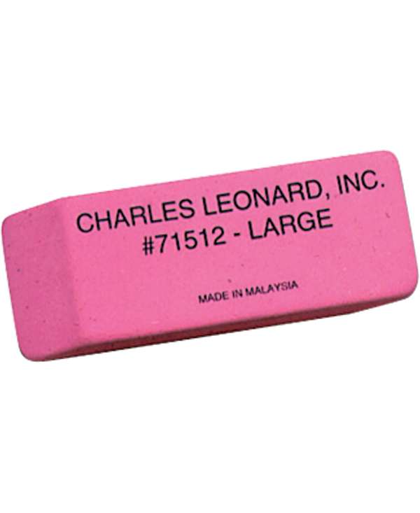 Wedge Pink Erasers, Charles...