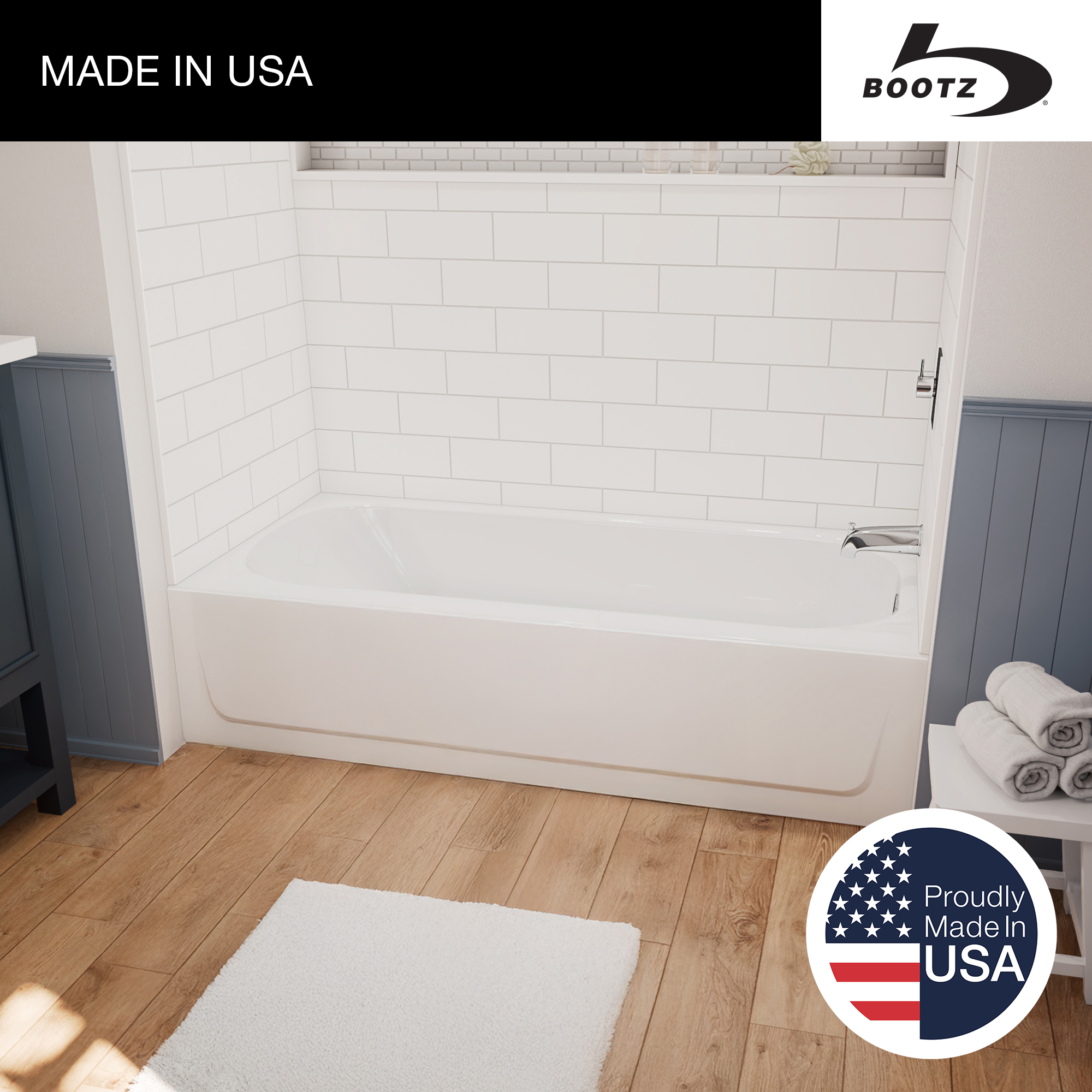 Proudly made and assembled in the USA
