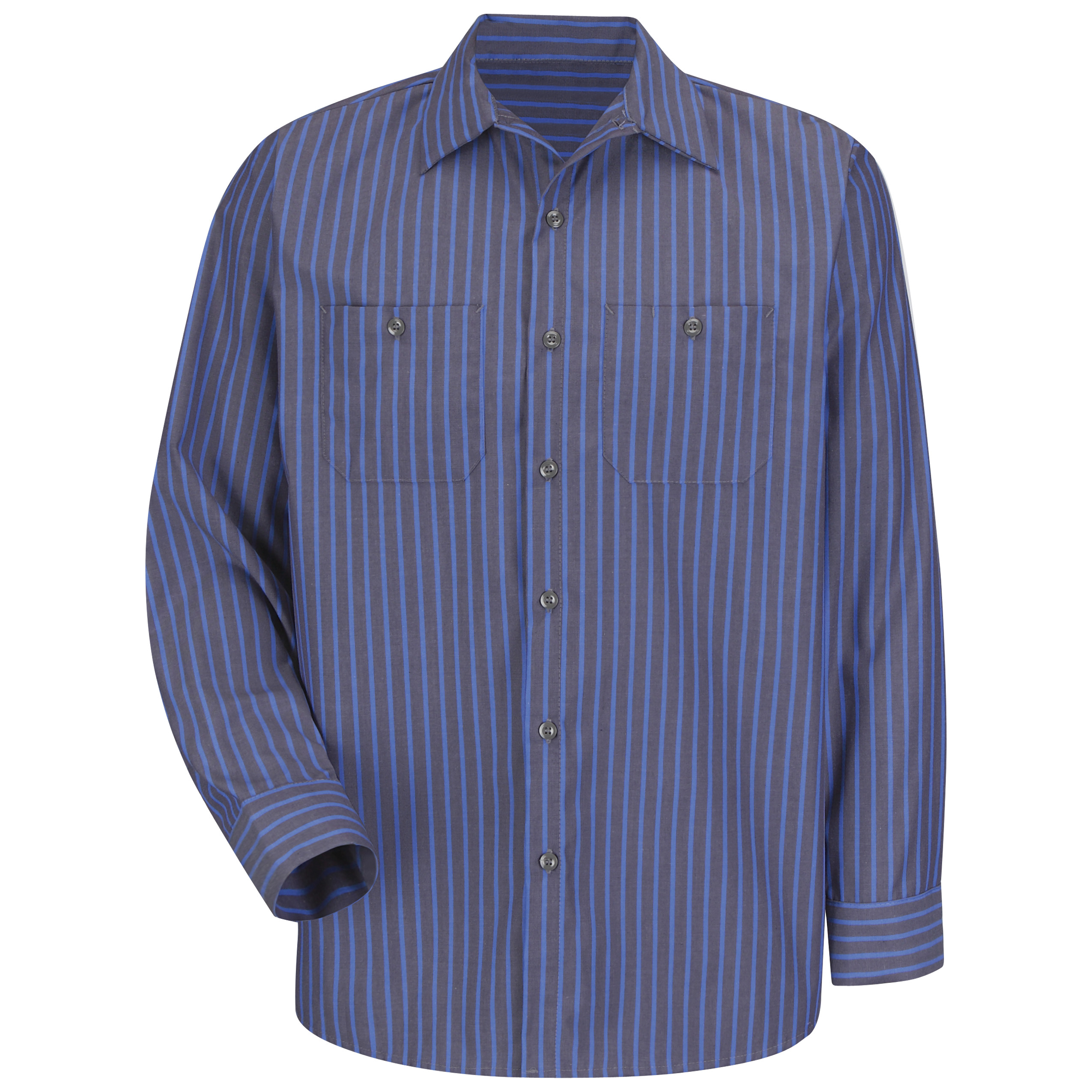 Picture of Red Kap® SP14-STRIPE Men's Long Sleeve Industrial Stripe Work Shirt