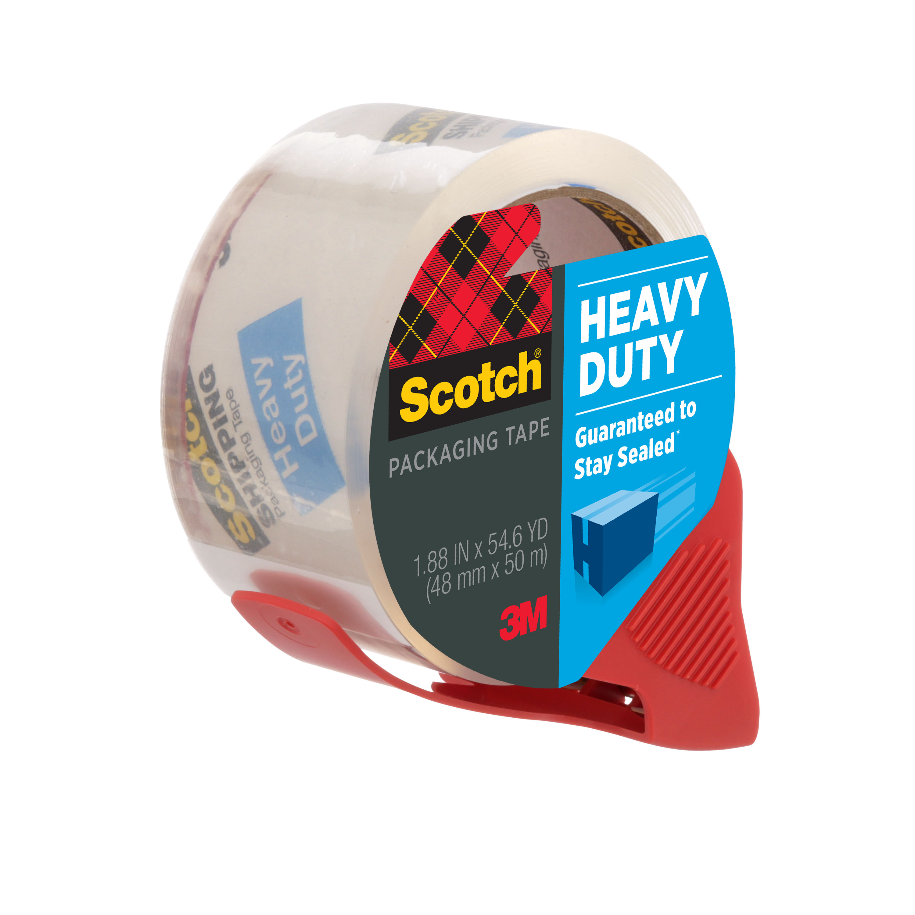 SKU 7100247468 | Scotch® Heavy Duty Shipping Packaging Tape 3850-RD-12GC