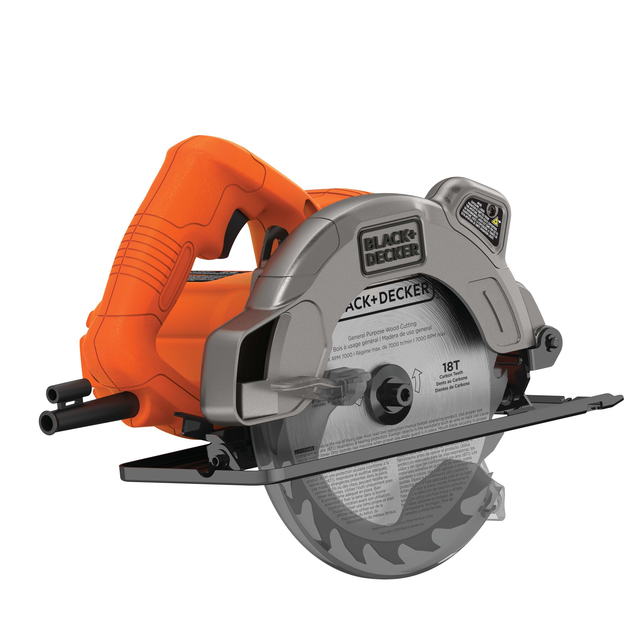 Profile of 13 Amp Circular Saw with Laser.