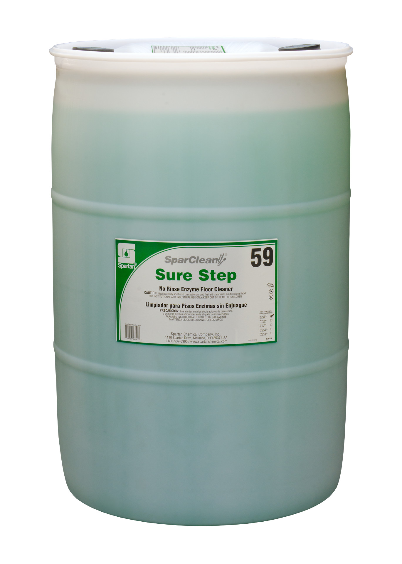 Spartan Chemical Company SparClean Sure Step 59, 55 GAL DRUM