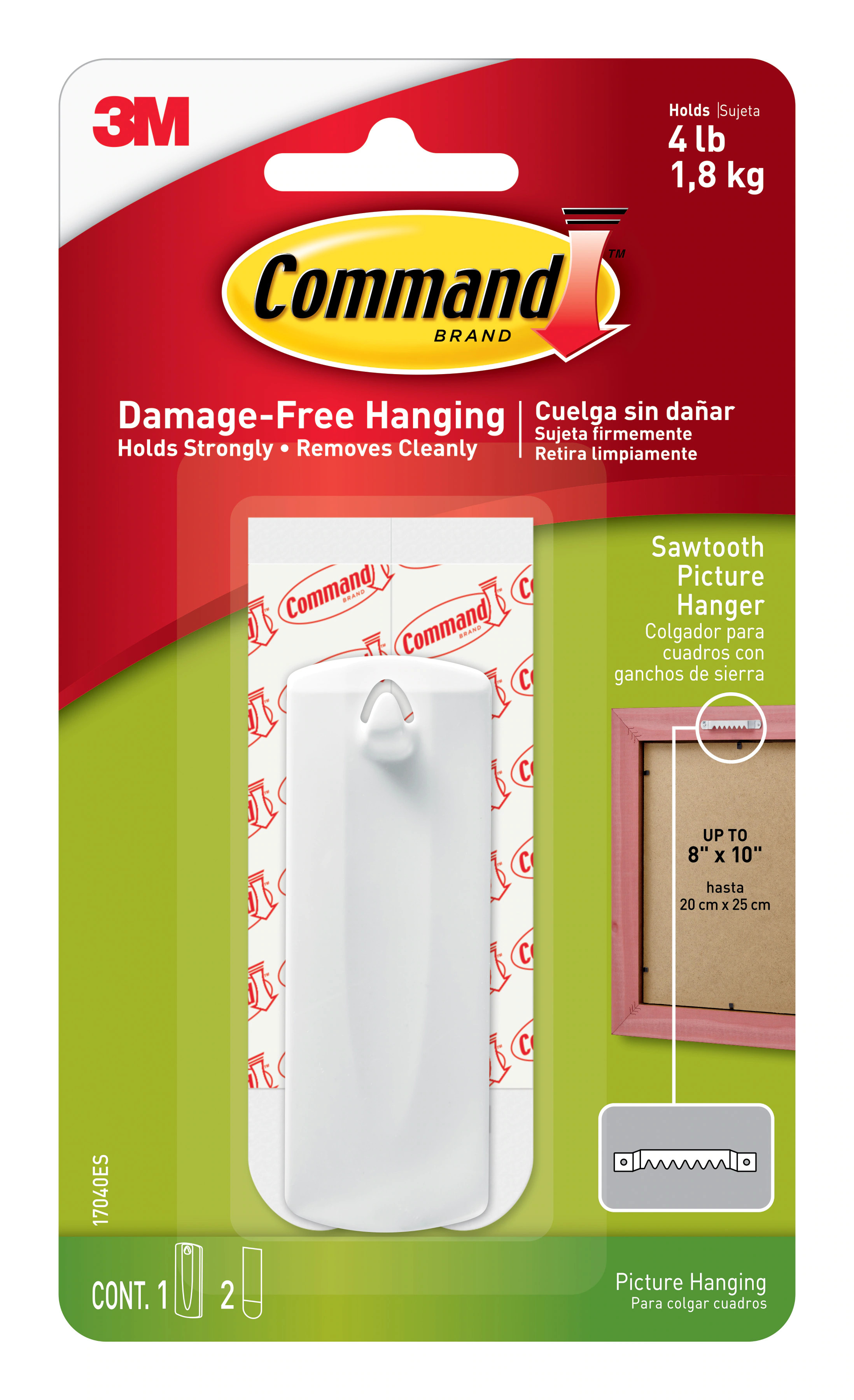 UPC 00051131705364 | Command™ Sawtooth Picture Hanger 17040ES