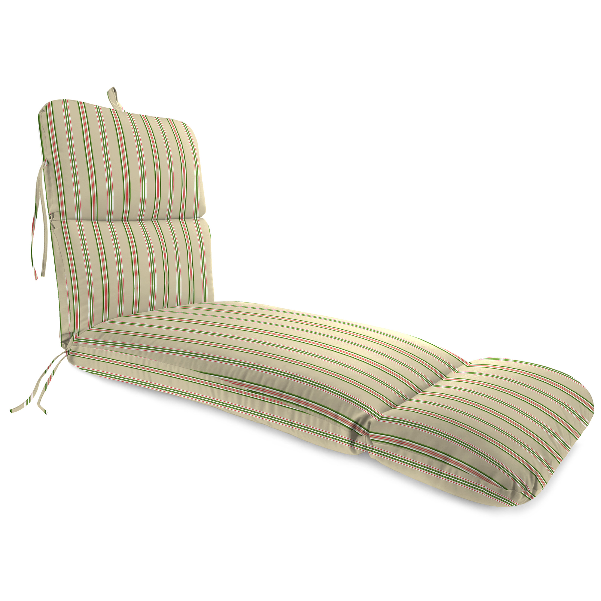 New Outdoor Patio Chaise Lounge Cushion with Ties and Loop 74" x 22", UV Treated - Picture 9 of 17