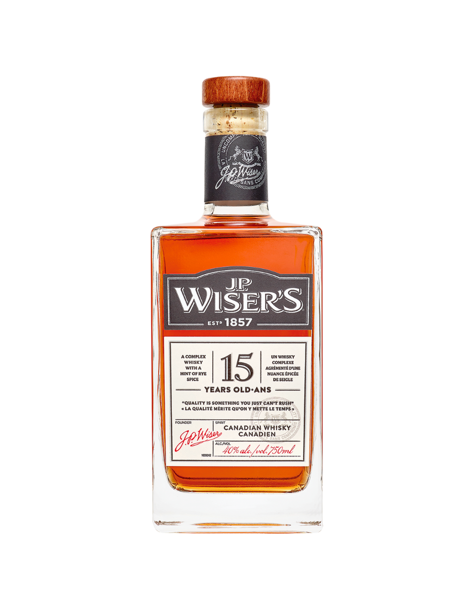 J.P. WISER'S 15 YEAR OLD CANADIAN WHISKY