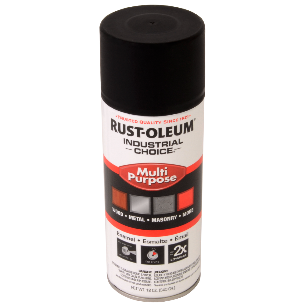 Spray Paint, IND Flt Blk,10oz 799021 DiversiTech