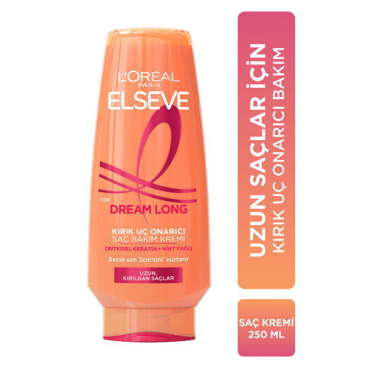 l'oreal paris elseve dream long onarıcı bakım kremi 250 ml