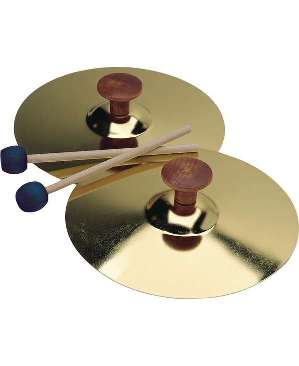 5" Cymbals w/Mallet, Pair