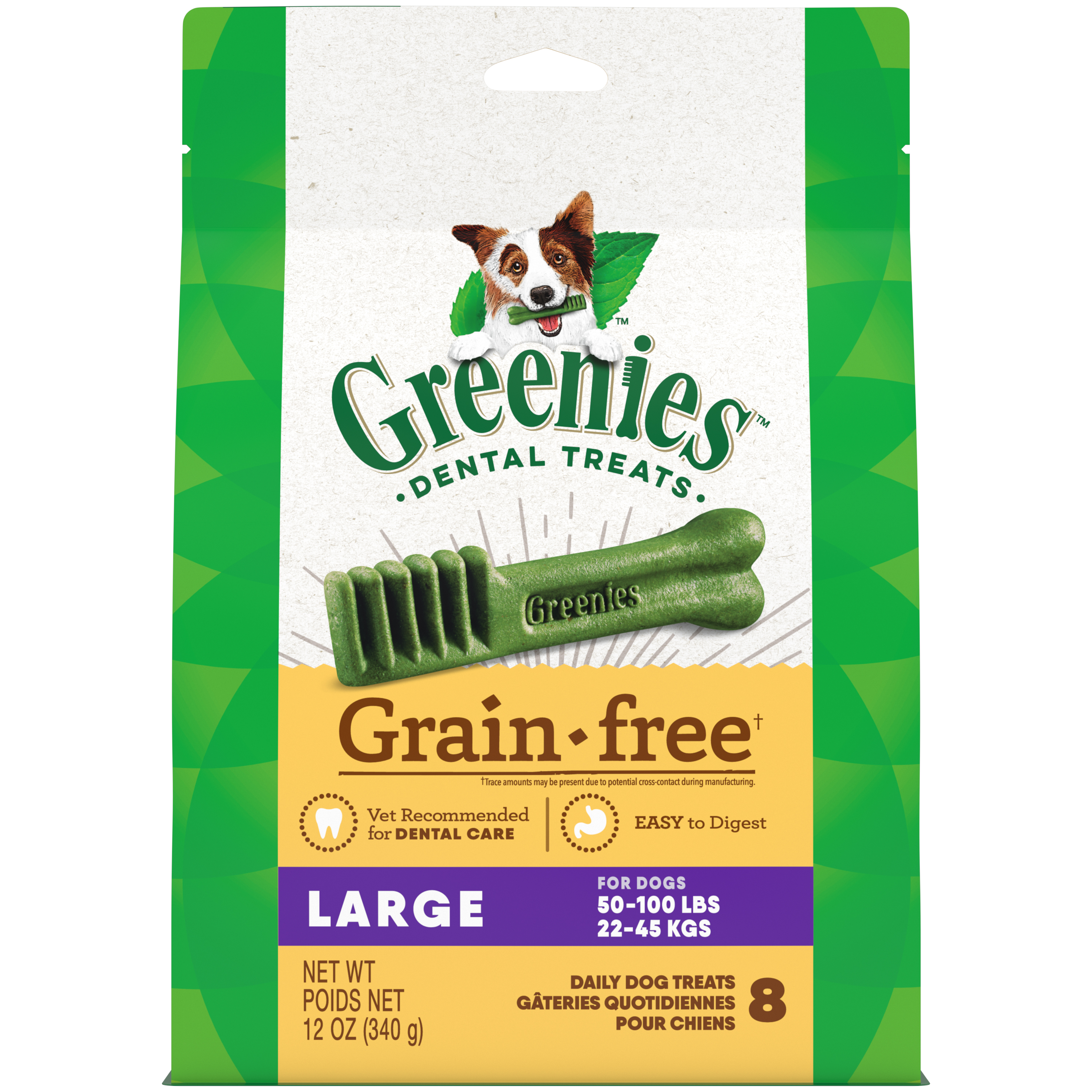 12 oz. Greenies Grain Free Large Treat Pack - Treats