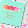 Watermelon Greeting Card - Birthday, Thinking of You, Encouragement image