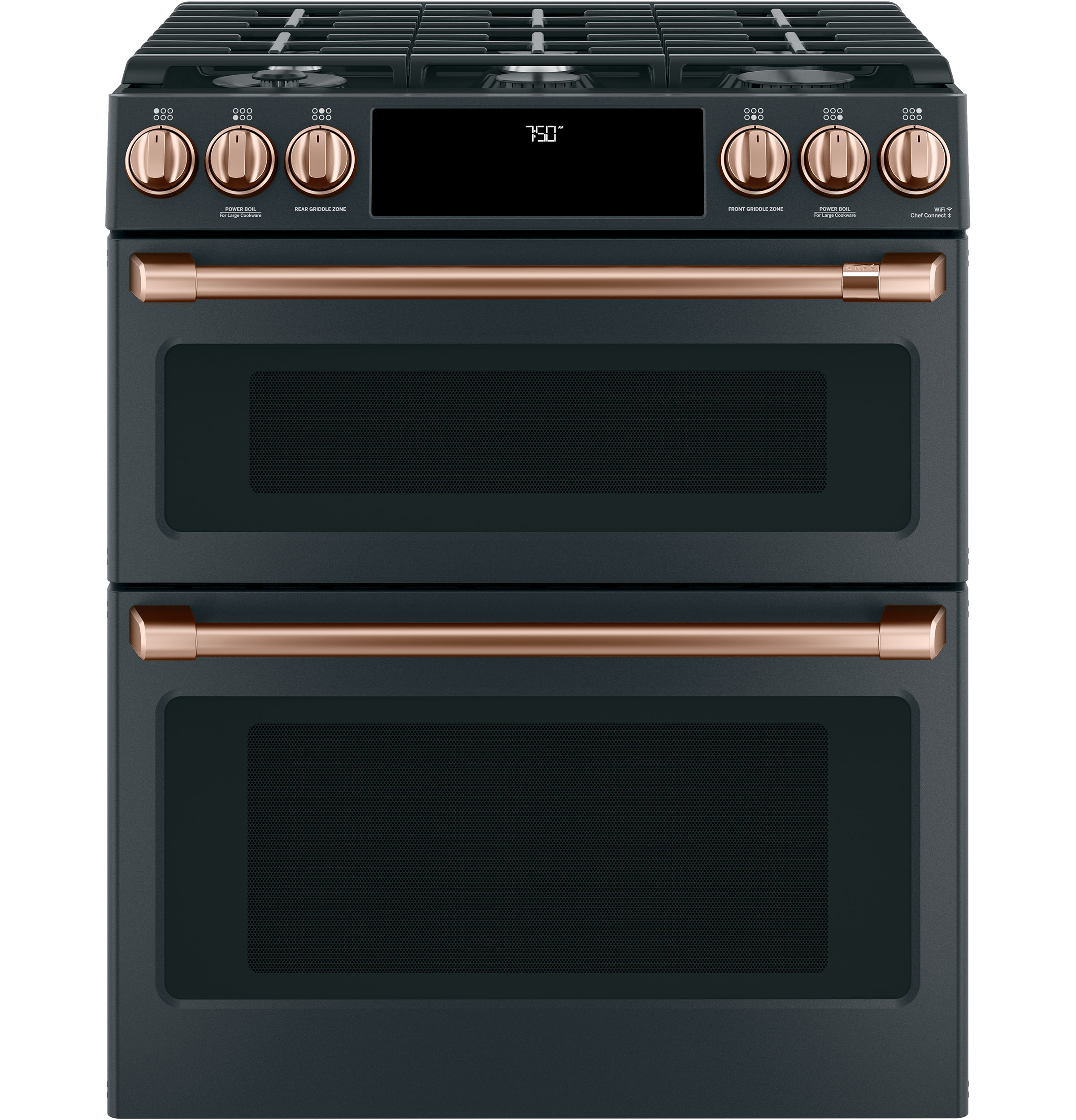 Front Cntrl Gas Knobs,Hndls Brushed Copper — Not Connectable view 3