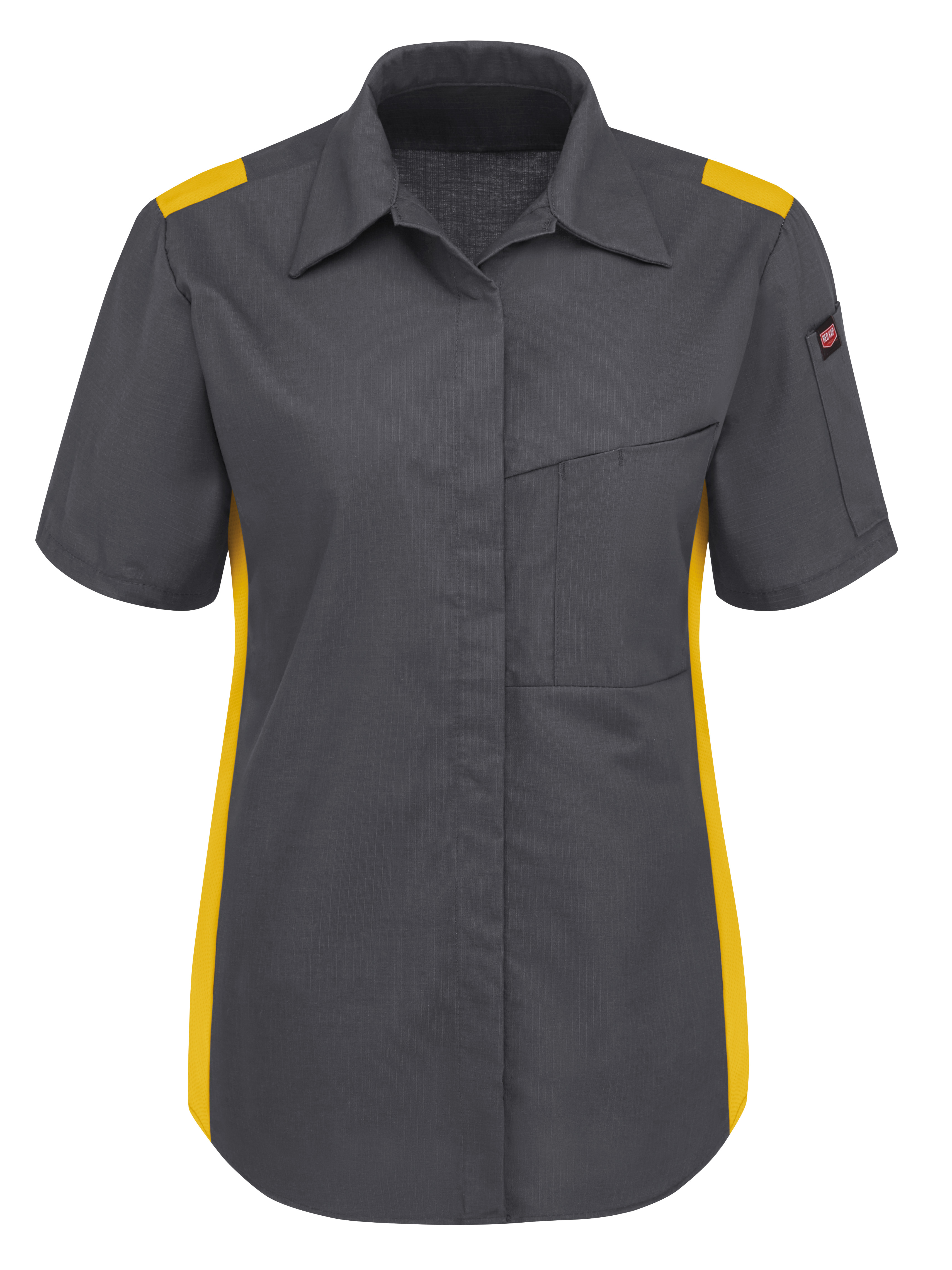 Picture of Red Kap® SY41-OB-CB Women's Short Sleeve Performance Plus Shop Shirt with OilBlok Technology