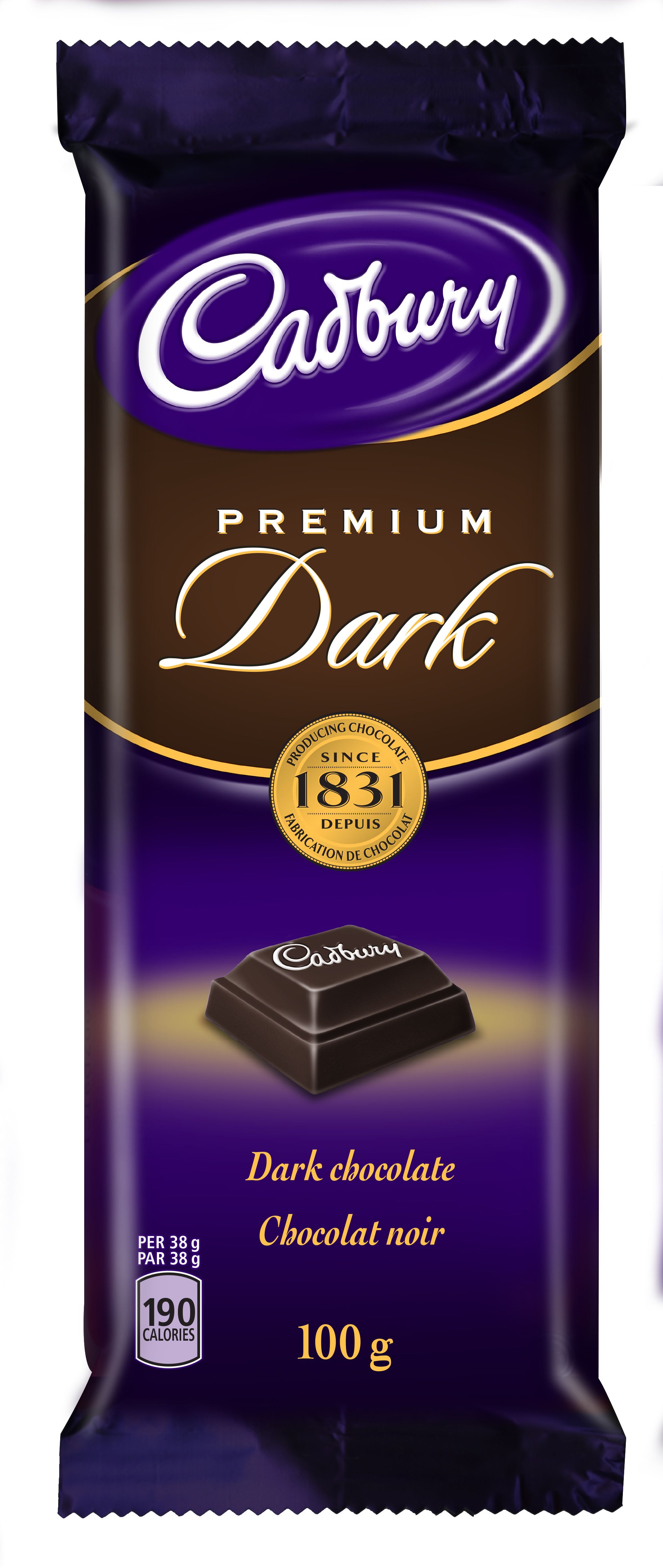 Cadbury Premium Dark, Dark Chocolate Bars, 100 G-3