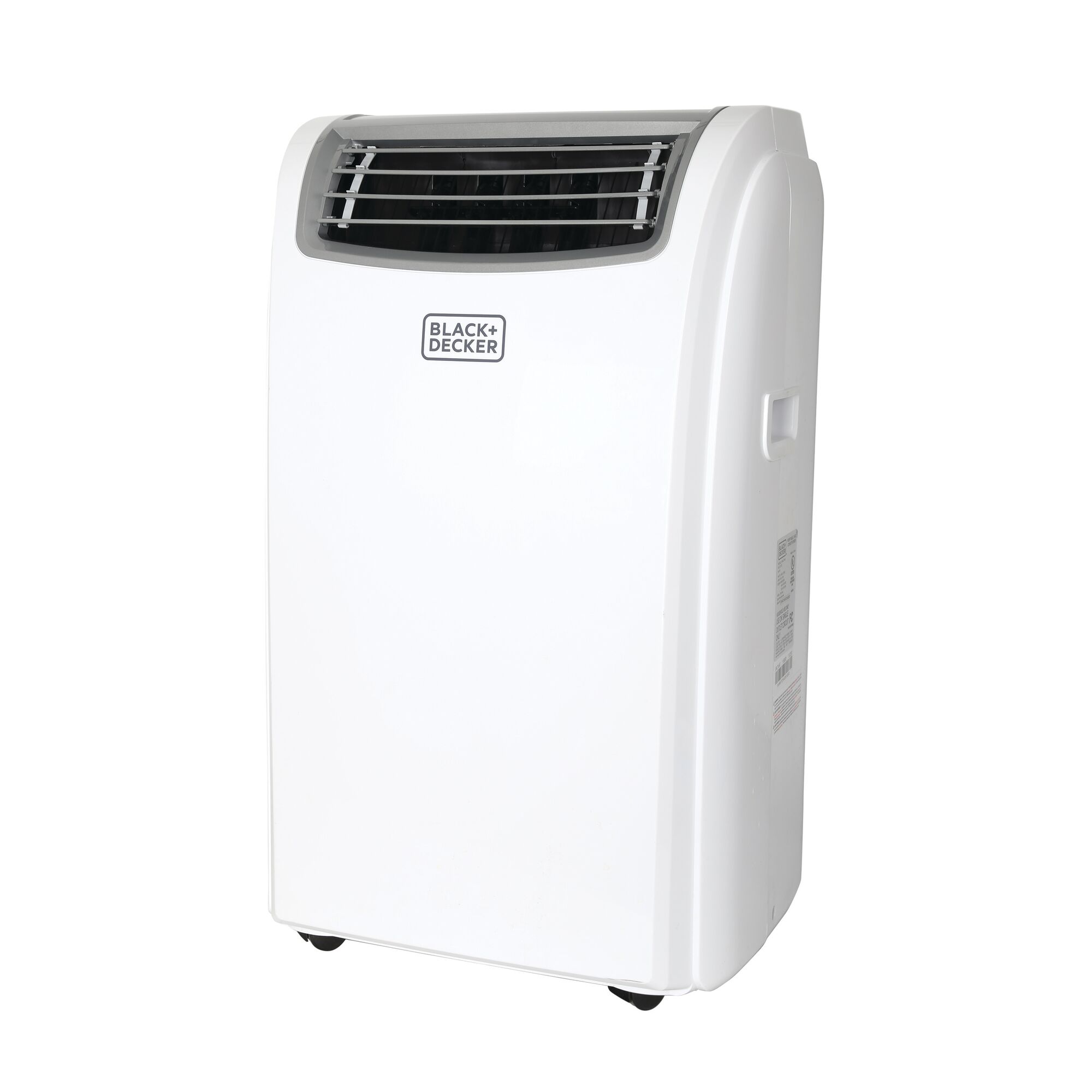 Portable Air Conditioner With Heat on white background.
