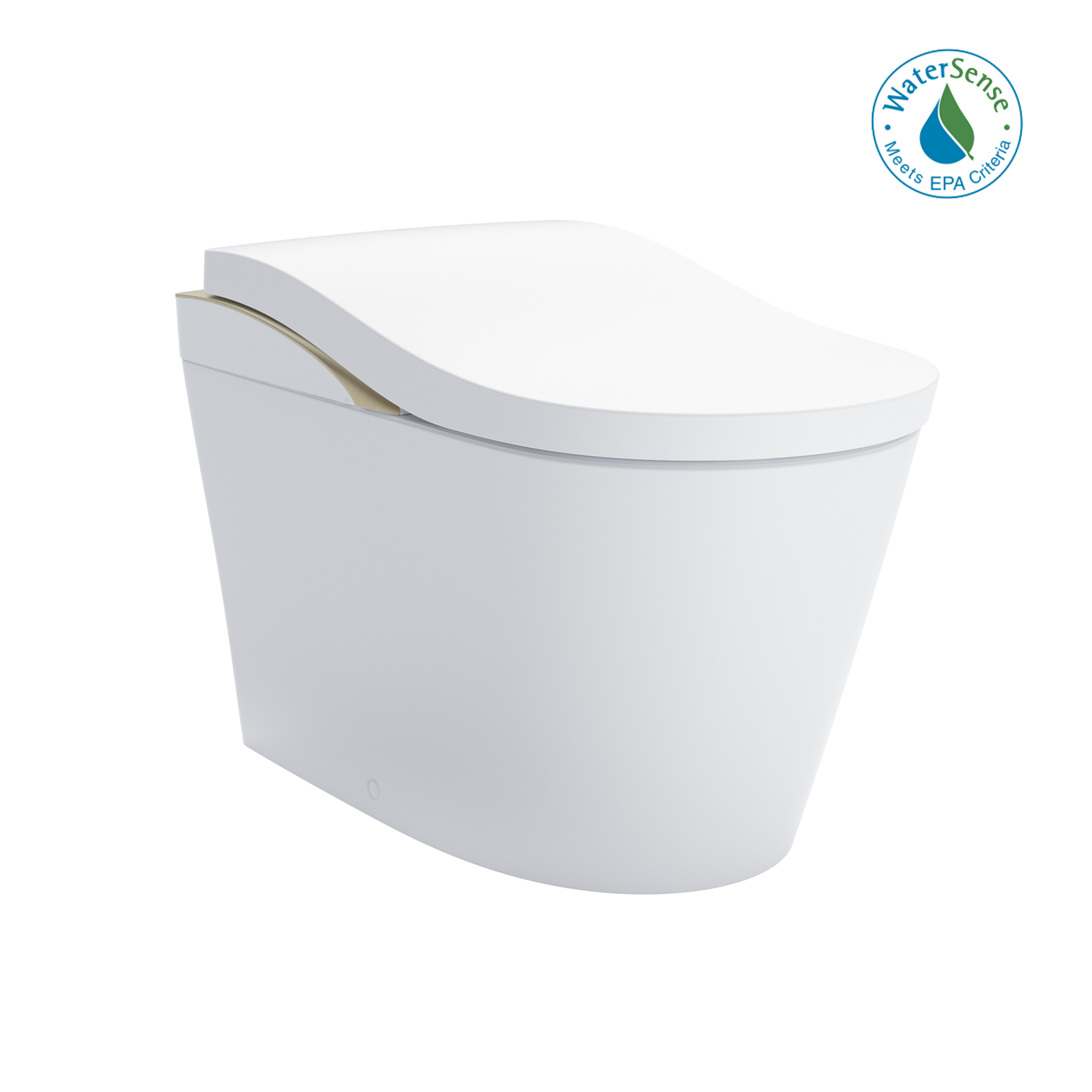 TOTO NEOREST LS Dual Flush 1.0 or 0.8 GF Integrated Bidet Toilet, Cotton White with Nickel Trim, Vitreous China and Plastic, MS8732CUMFG#01N