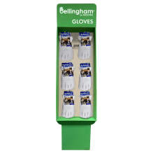 Bellingham FS6-C90109I Women's Insulated Leather Drivers 6 Peg Free Standing Corrugated Display, 36 Pairs