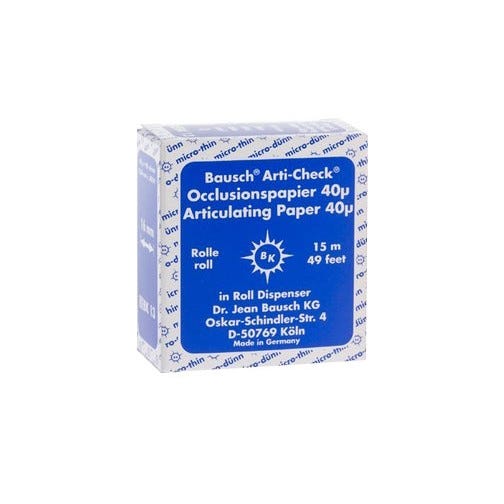 Arti-Check® Articulating Paper Blue 40 Micron - 15m Roll- 1/Box