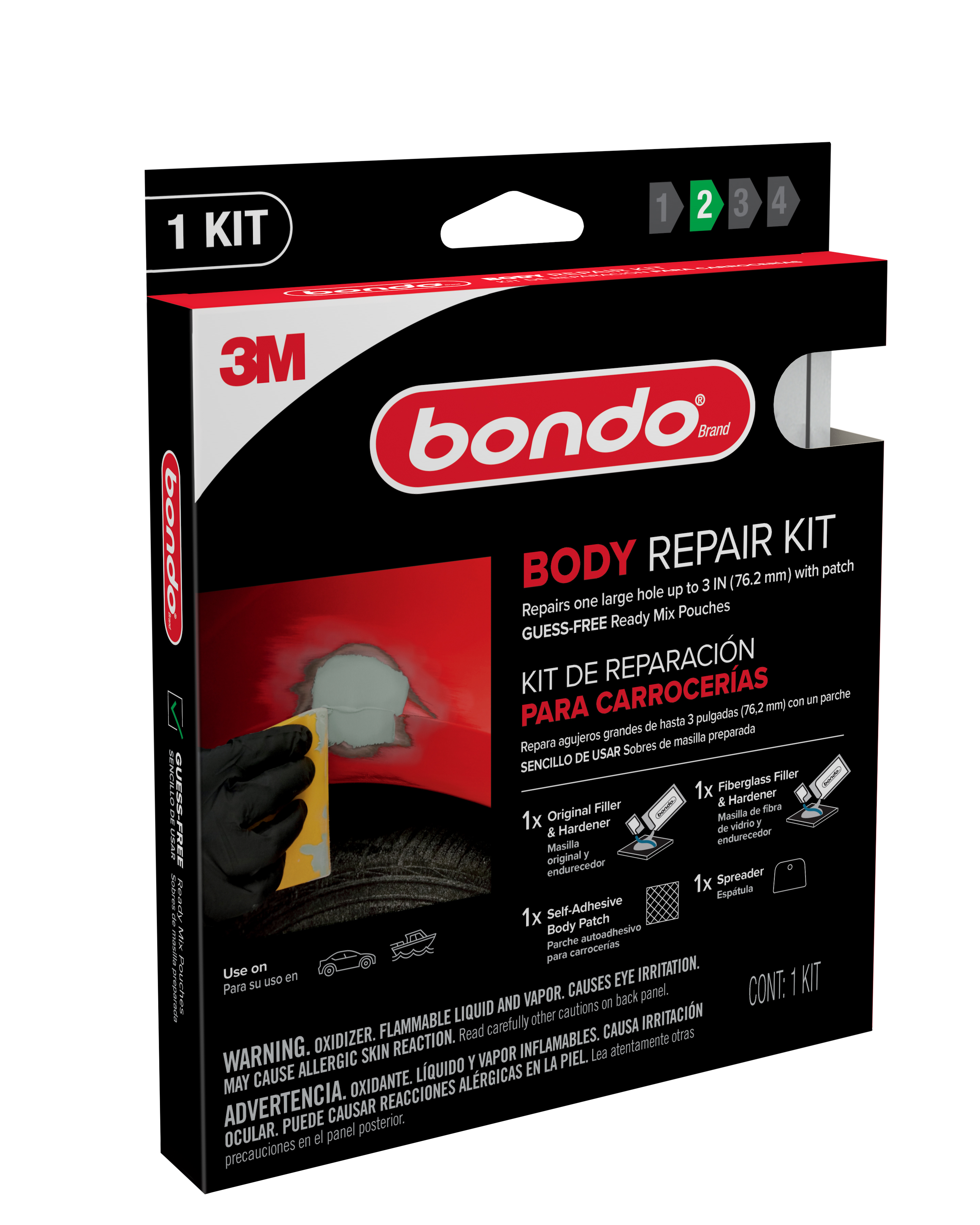 Product Number BRKIT-2PK-ES | Bondo® Body Repair Kit BRKIT-2PK-ES