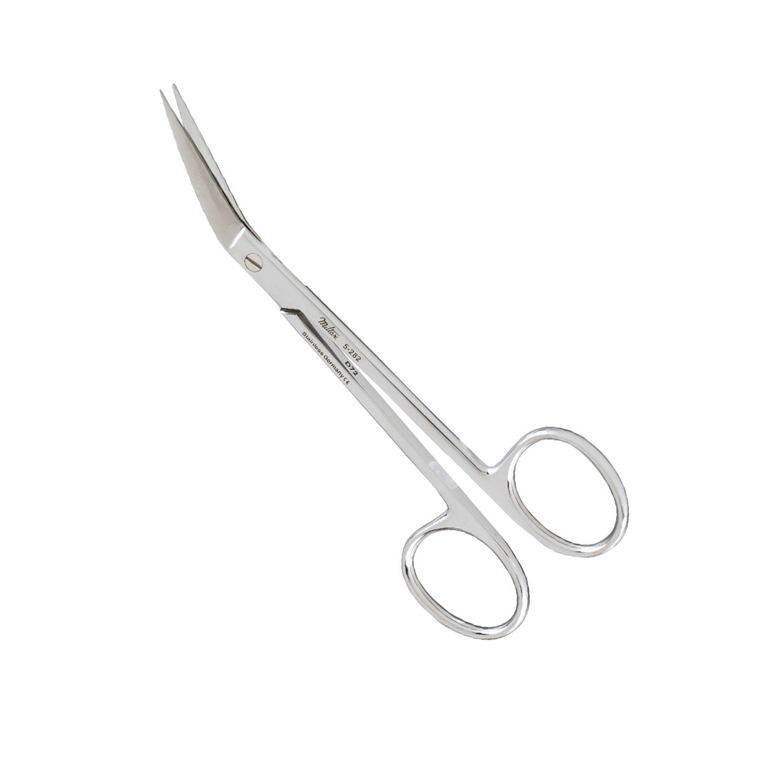 Wagner Plastic Surgery Scissors, Straight, Sharp-Blunt Points, Angled Blades