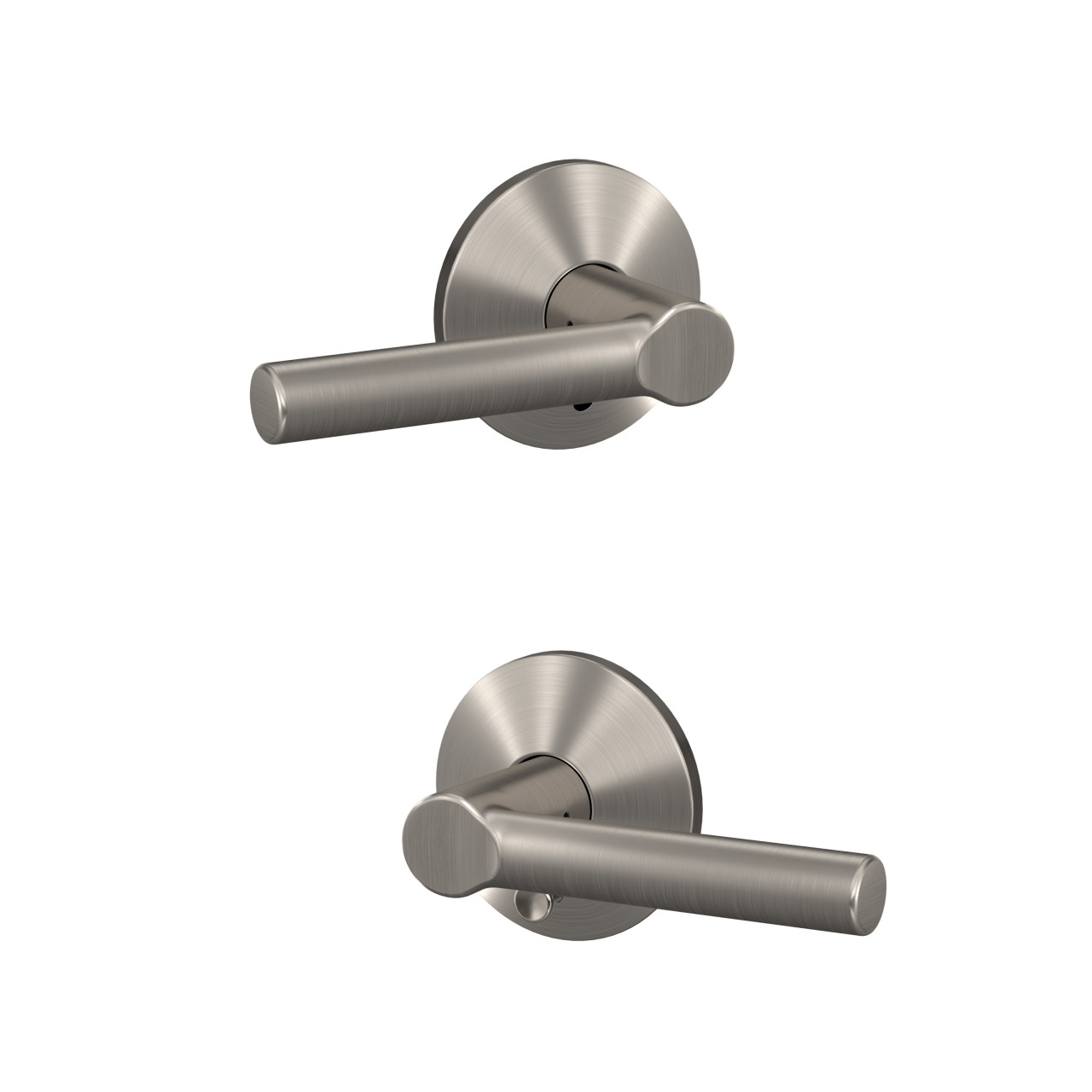 Custom Broadway Lever Combined Interior Hall-Closet and Bed-Bath Lock