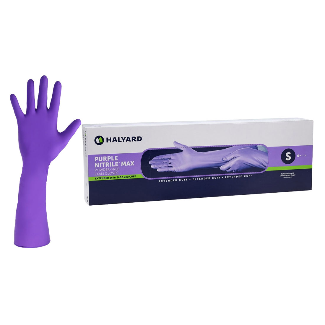 Nitrile Max Exam Glove (Small) Purple Latex Free