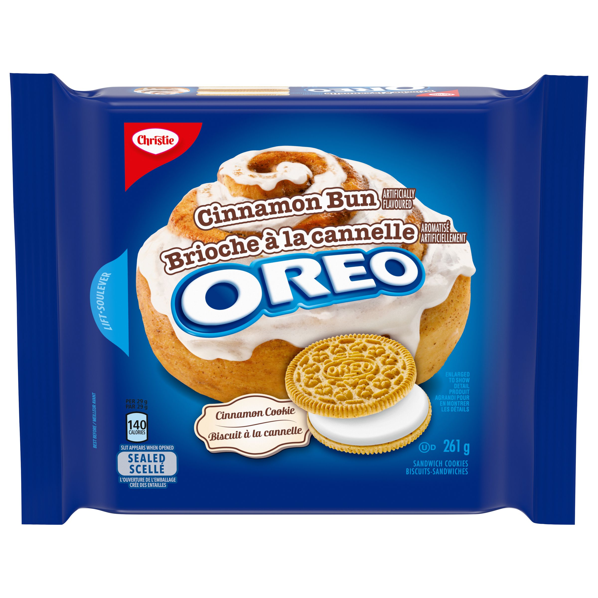 Oreo Cinnamon Bun Sandwich Cookies 261 g-thumbnail-0