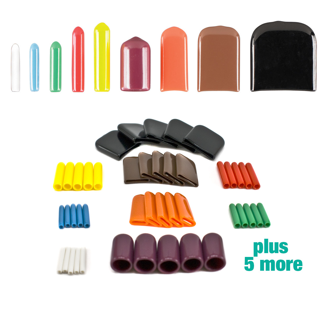 Tip-It Instrument Guards Assorted Colors 50/Box