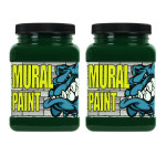  (2 EA) MURAL PAINT PINT GO GREEN