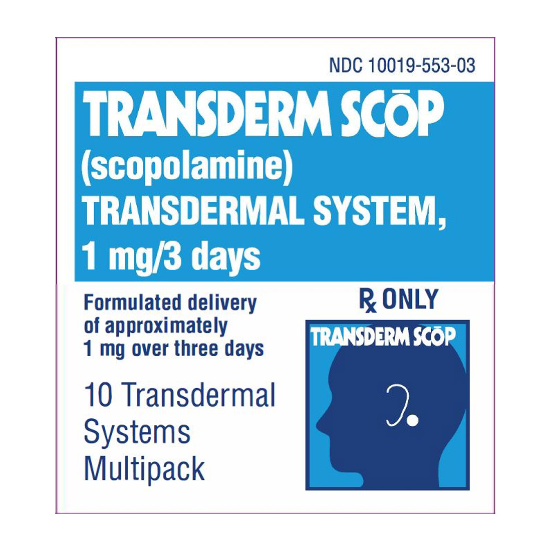 Transderm Scopolamine Transdermal System, 1.5 mg Patch