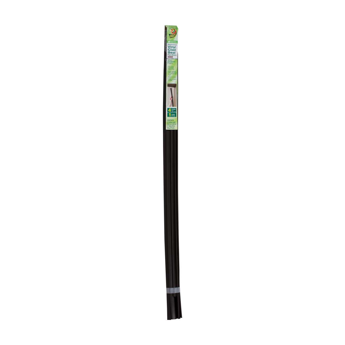 Duck® Brand Replacement Vinyl Clad Door Seal - Brown, 4 strips (40.5 in.) 1 strip (36 in.) Image