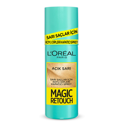 
magic retouch beyaz saçlar için kapatıcı açık sarı saç spreyi 75 ml