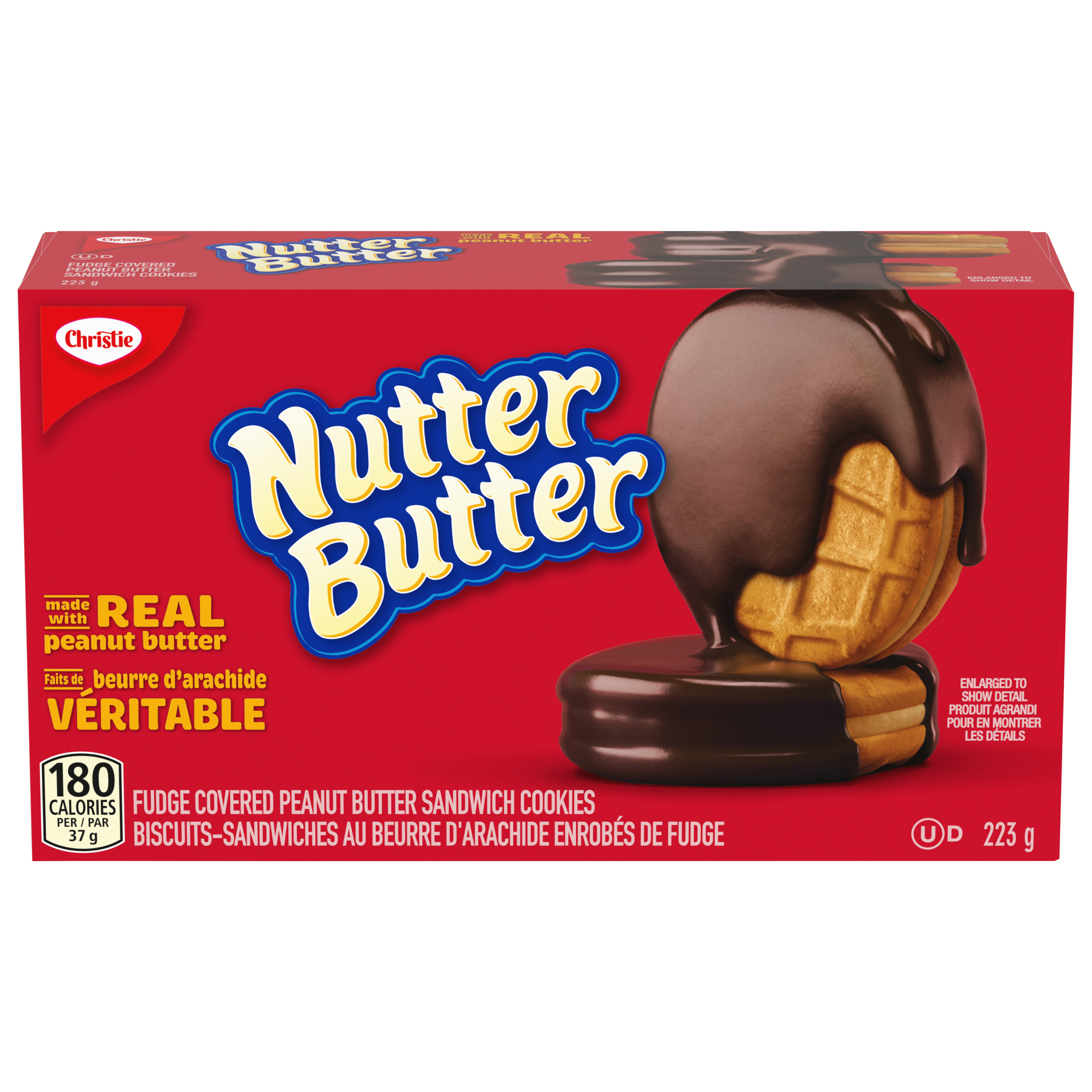 Nutter Butter Peanut Butter Fudge Covered Cookies, 223G