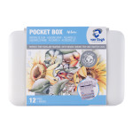 W/BRUSH VAN GOGH WATERCOLOR POCKET BOX 12CT NATURE