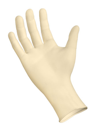 Syntegra CR® Surgeon Glove Size 9 ,Latex-Free, Powder-Free  Textured- 40pr/Box