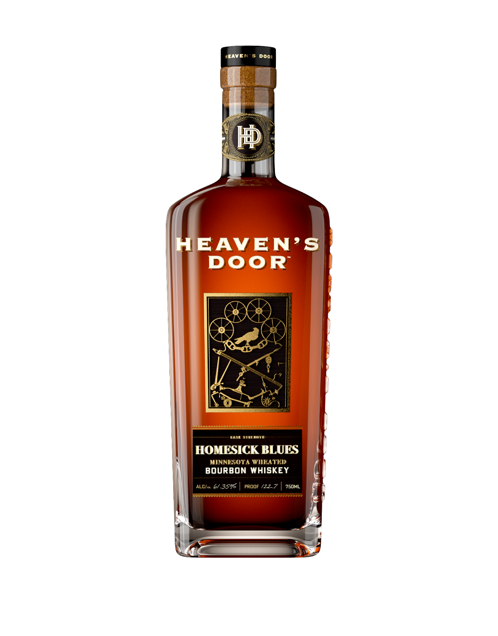HEAVEN'S DOOR HOMESICK BLUES MINNESOTA WHEATED BOURBON WHISKEY